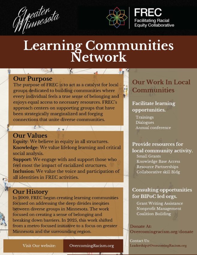 Learning Community Network Greater Minnesota Collaboration - Facilitating Racial Equity ...